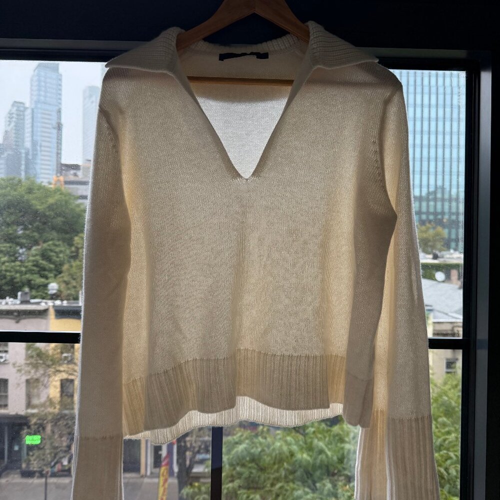 Jenni Kayne Cashmere Phoebe Polo - Ivory Medium